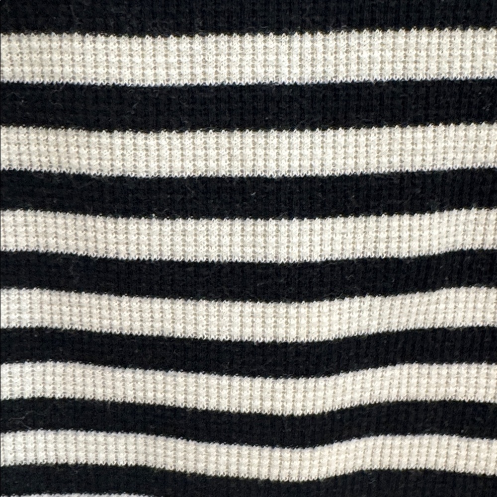 Celine Mariniere White Black Striped Ribbed Cotton Jersey Knit Tank Top size S - Picture 11 of 14